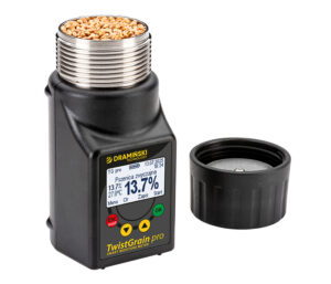 przenośny wilgotnościomierz na baterie do nasion, zboża, traw, kawy, arabica, robusta, Twist Grain profesjonalny, Draminski jak wago-suszarka suszarka suszenie rozdrabnianie szybkie dobre precyzyjne dokładne określanie wilgotności