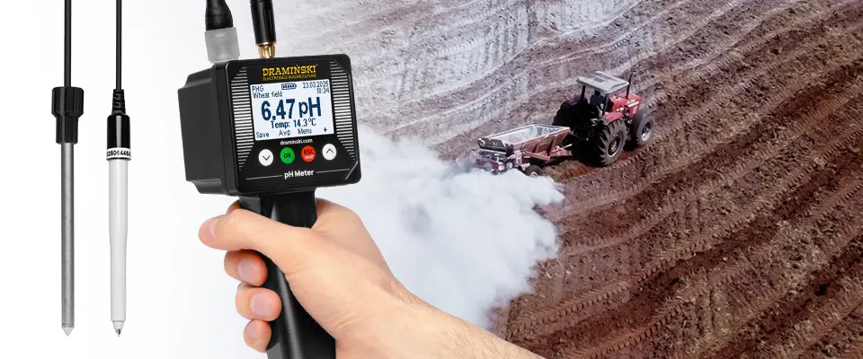 Hauptfoto des PHG2 PH-Meters von Draminski fuer Boden und Fluessigkeiten